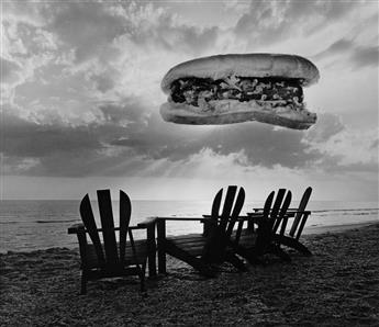 JERRY UELSMANN (1934- ) All-American Sunset * Room #1 * Untitled (Seascape).